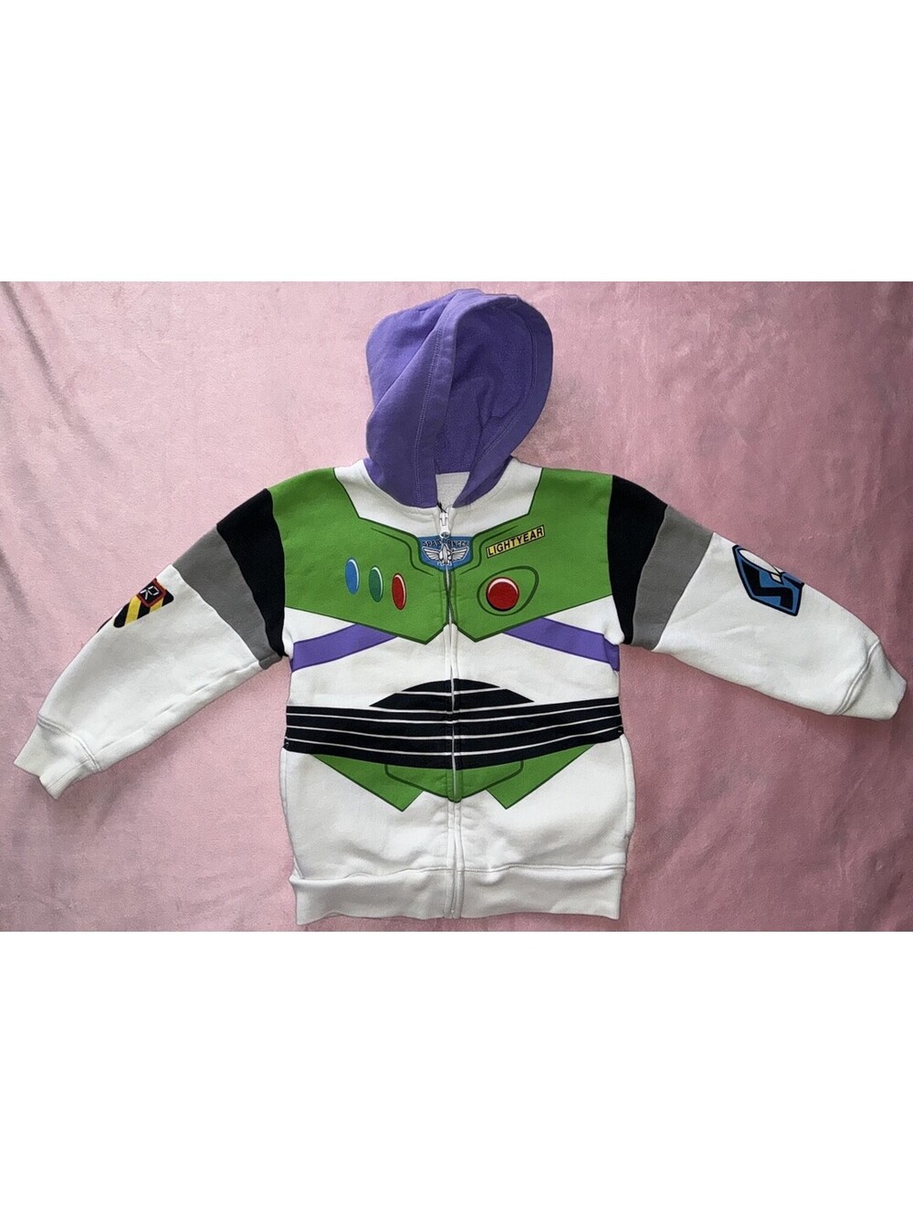 Disney Parks Buzz Lightyear LS Jacket Hoodie Sz S Costume Toy Story